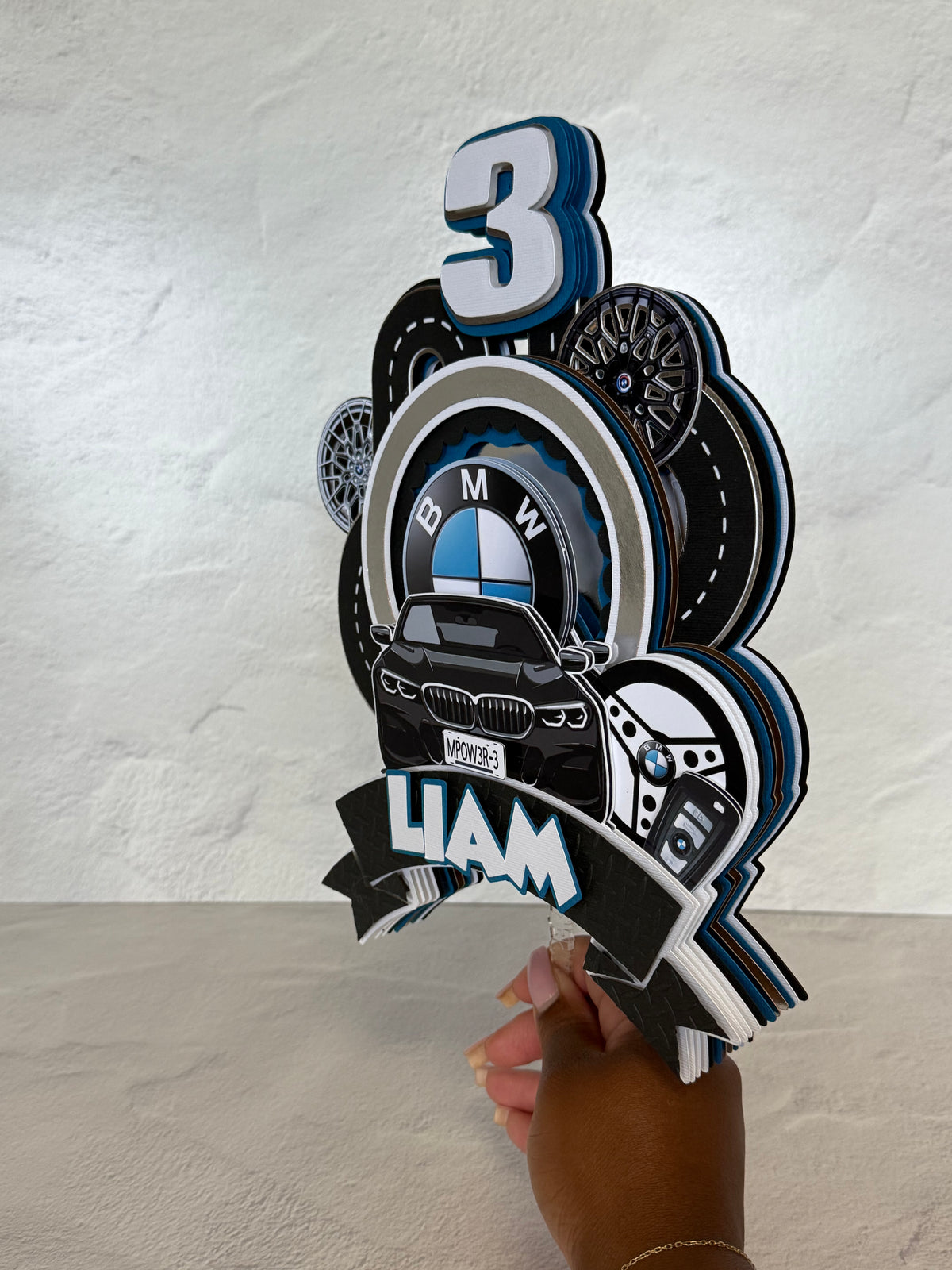 Sports Car Cake Topper
