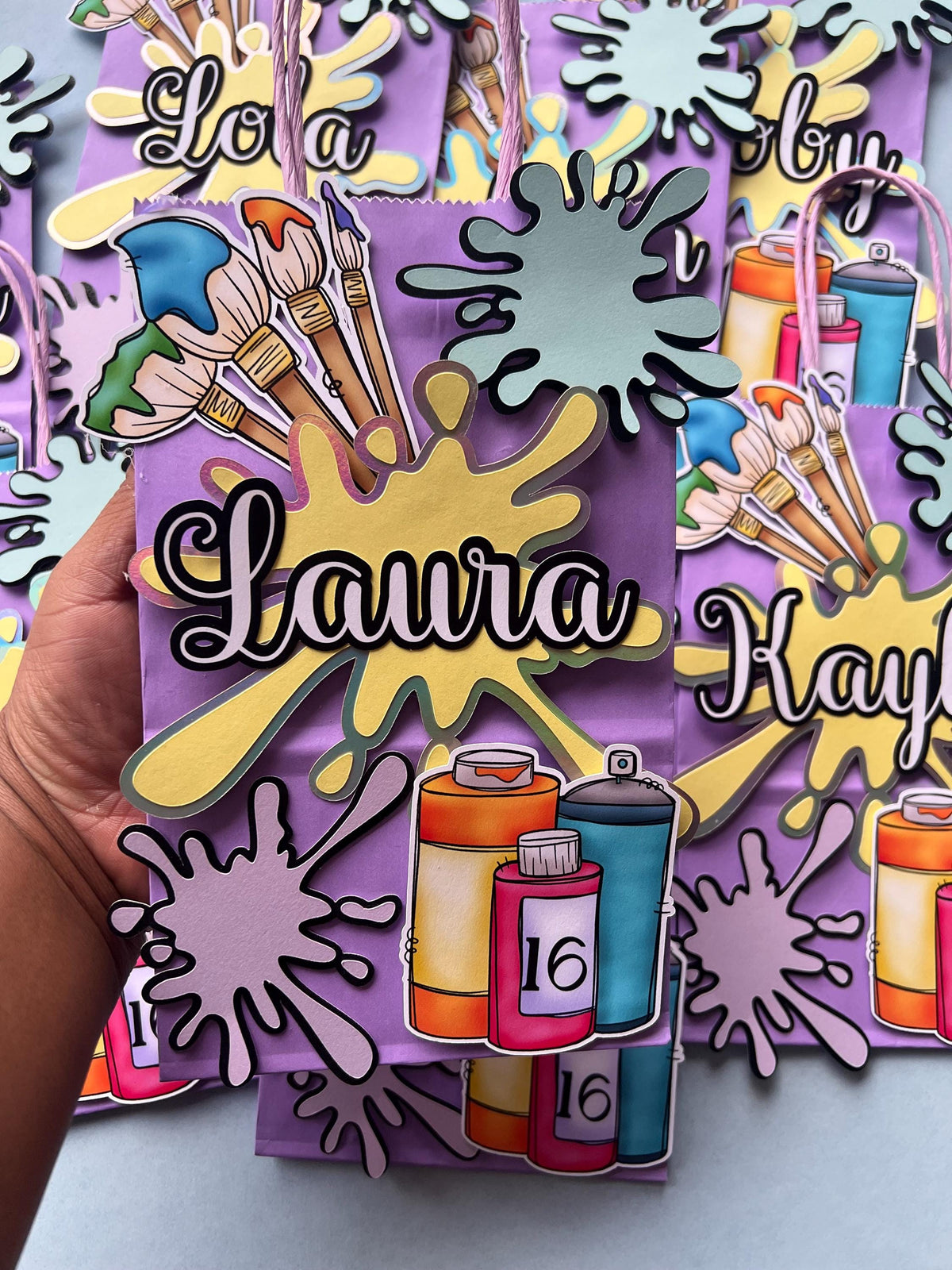 Artist Party Art Painting Party Bag Paint Party Painter Birthday