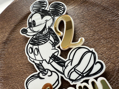 Mickey Mouse Acrylic Cake Topper