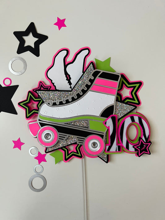 Roller Skate Cake Topper