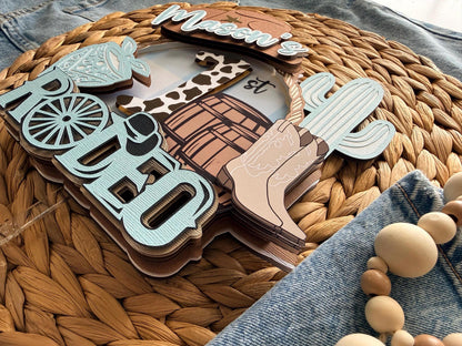 1st Rodeo Cake Topper First Rodeo 1st Birthday Cowbow Western Party