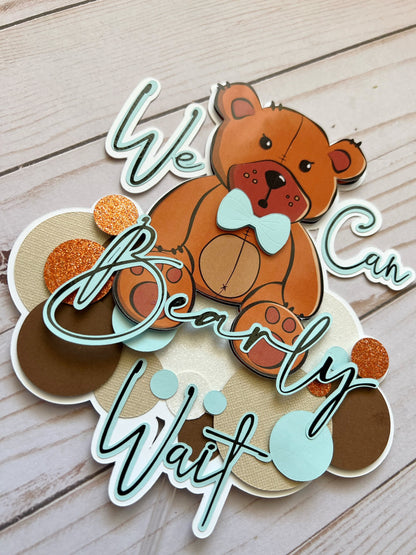 Adorable Bearly Wait Cake Topper for Your Special Occasion