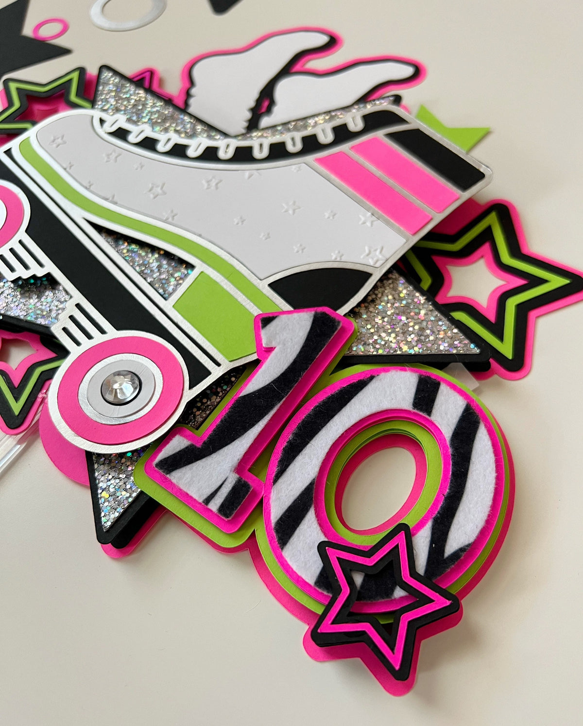 Roller Skate Cake Topper