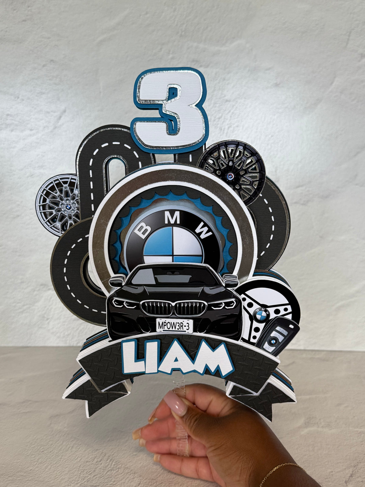 Sports Car Cake Topper