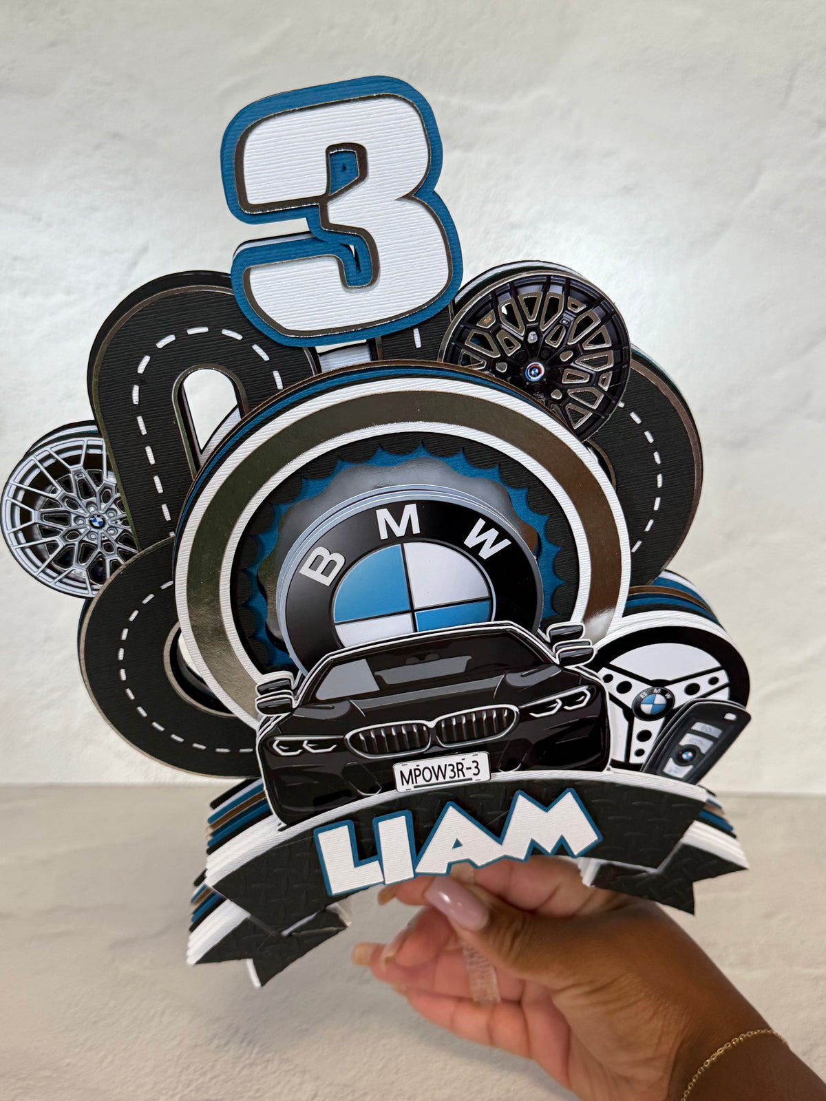 Sports Car Cake Topper