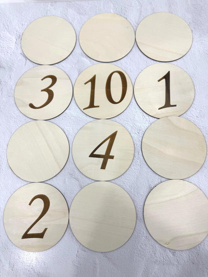 Wooden number Memory Game Wooden Family Game Night Gift  Kids Matching Game  Funny Adult Memory Game  Laser Cut Number Tiles