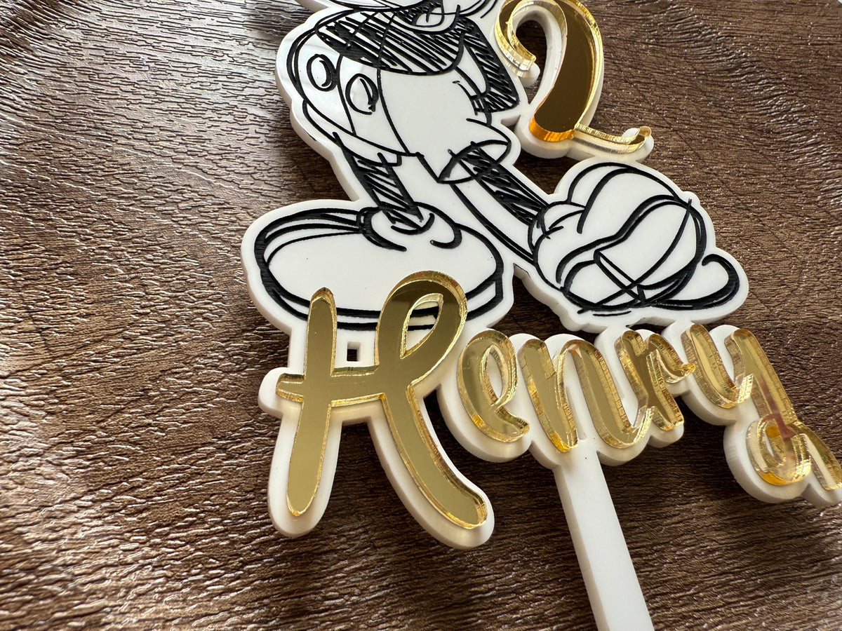 Mickey Mouse Acrylic Cake Topper