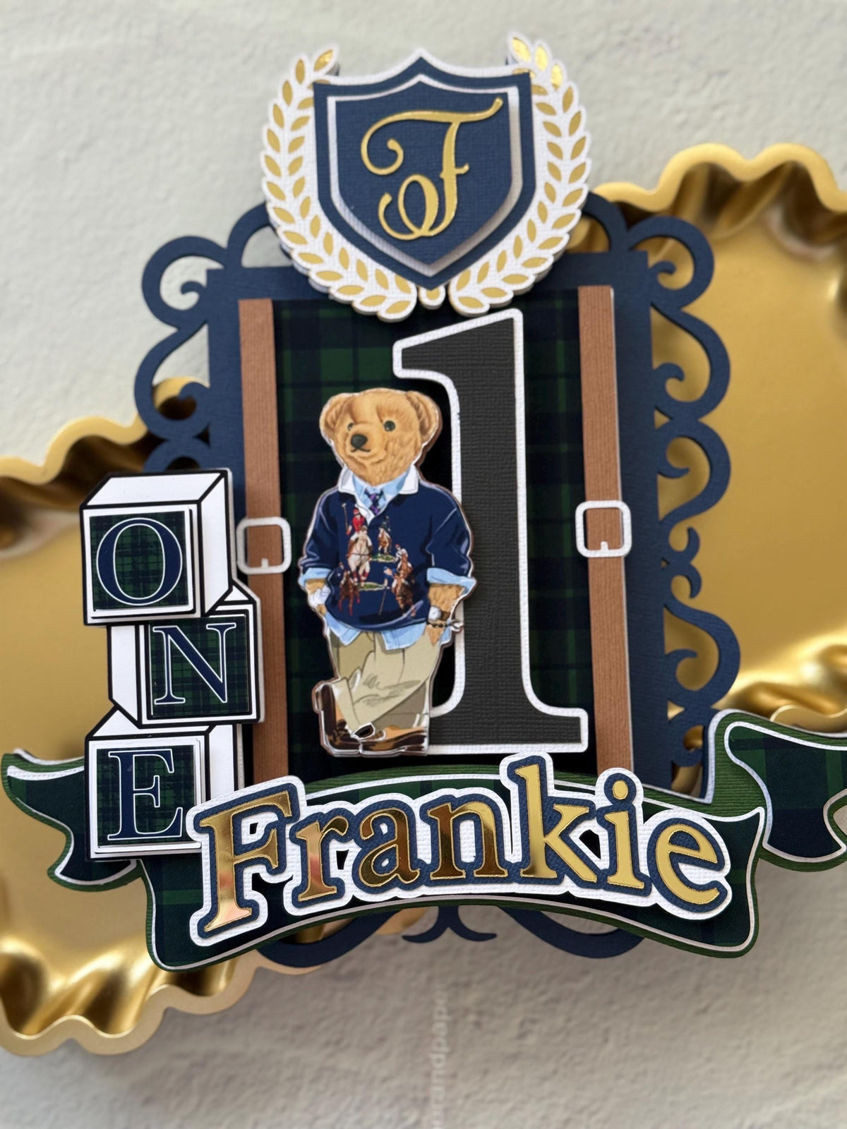 Polo Inspired Cake Topper