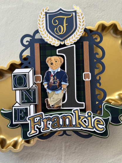 Polo Inspired Cake Topper